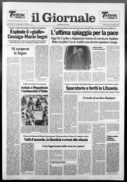 Il giornale : quotidiano del mattino